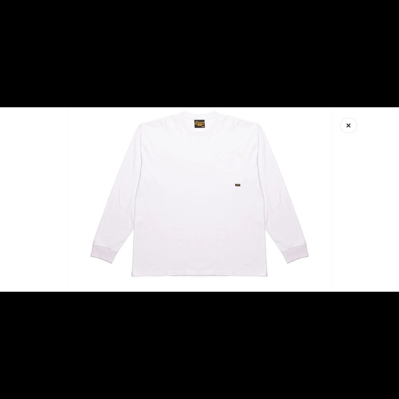 Drew house basic ls pocket tee white in size large. - Picture 2 of 2